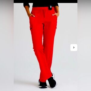 Grey’s Anatomy by Barco Scarlet Spandex Stretch scrub pants| Medium